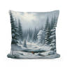Winter's Whisper Cotton Cushion - Main Image