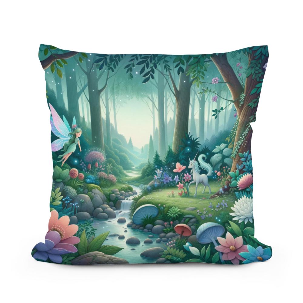 Enchanted Garden Cotton Cushion - Main Image