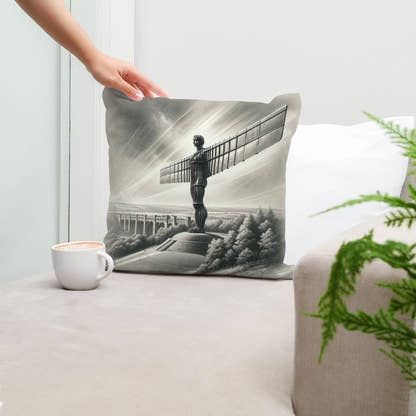 Newcastle Angel of the North Classic Vision Cotton Cushion - Secondary Image 5