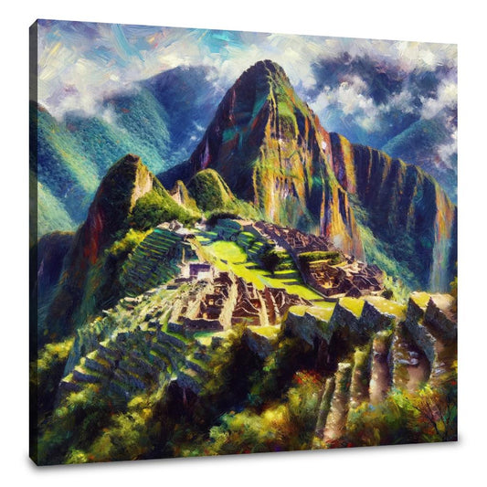 Huayna Picchu Vibrance Canvas - Main Image