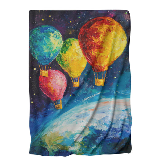 Celestial Balloon Race Blanket - Main Image