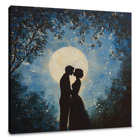Star-Kissed Affection Canvas - Main Image