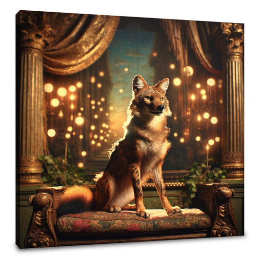 Regal Dhole Twilight Throne Canvas - Main Image