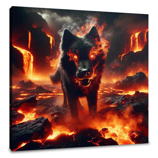 Hellhound of the Underworld Canvas - Main Image
