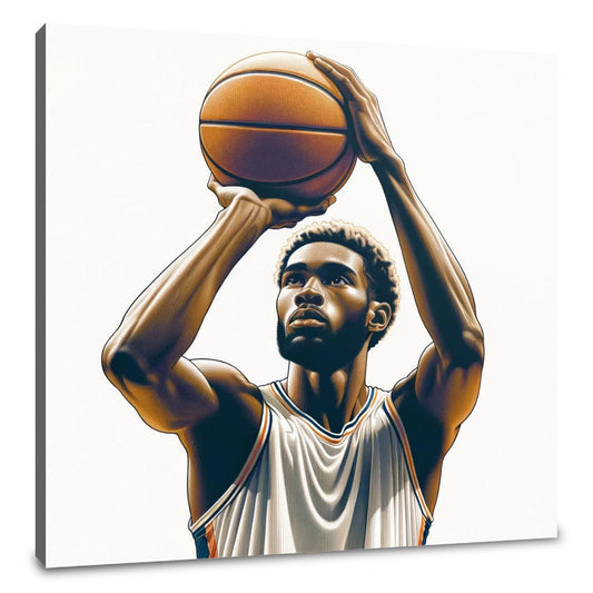 Free Throw Focus Canvas - Main Image