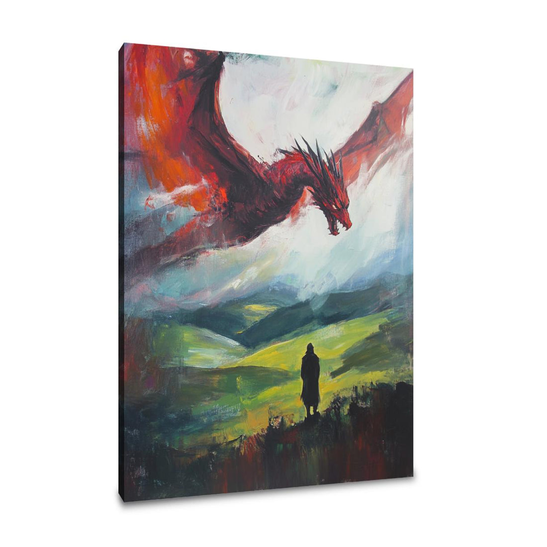 Welsh Dragon Majesty Canvas - Main Image