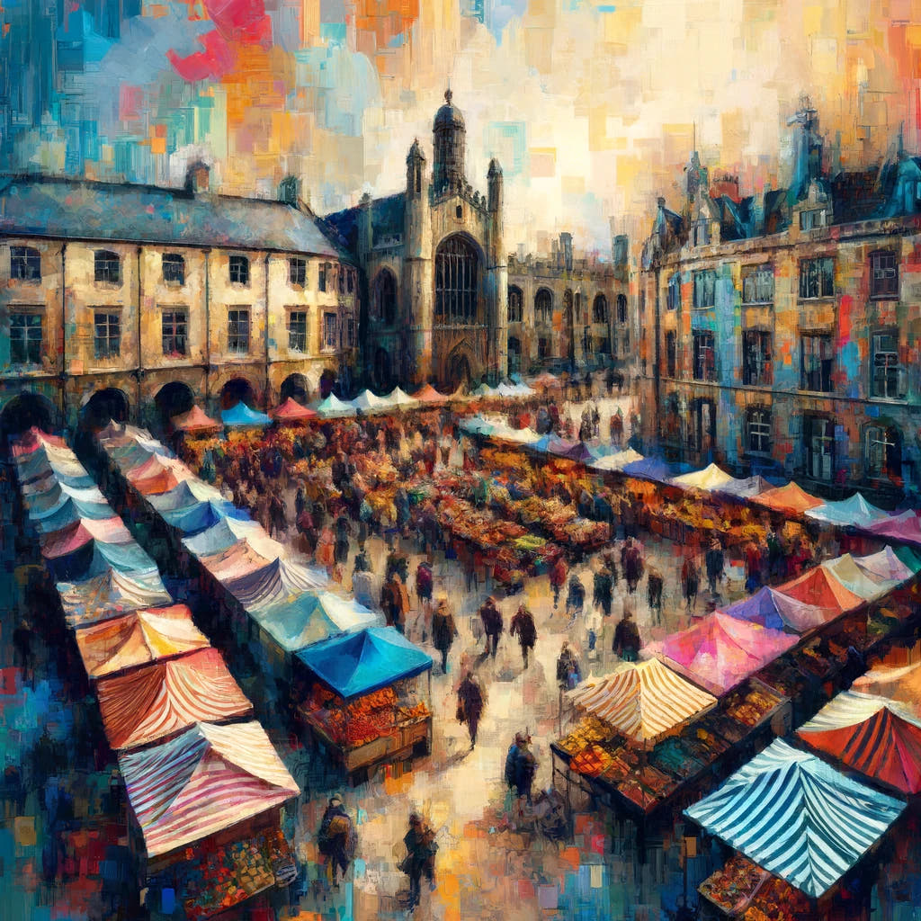 Cambridge Market Energy Cotton Cushion