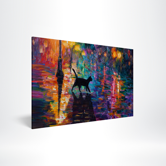 Cat’s Nocturne Acrylic Print Hero Image