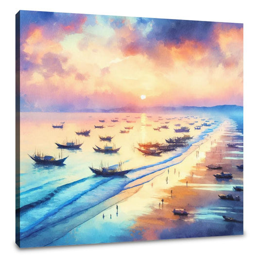 Bangladesh Cox's Bazar Serenity Canvas - Main Image
