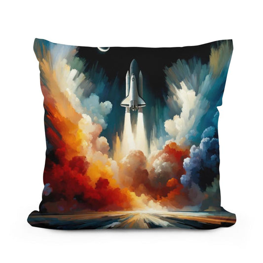 Cosmic Ascent Cotton Cushion - Main Image