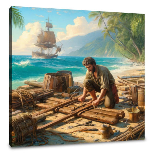 Island Raft Builder Canvas - Main Image