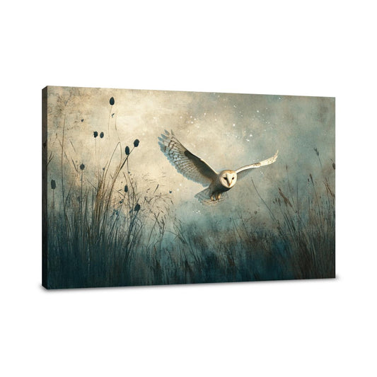Barn Owl Serenity Canvas - Main Image