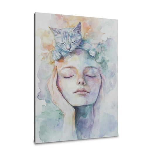 Feline Reverie Canvas - Main Image
