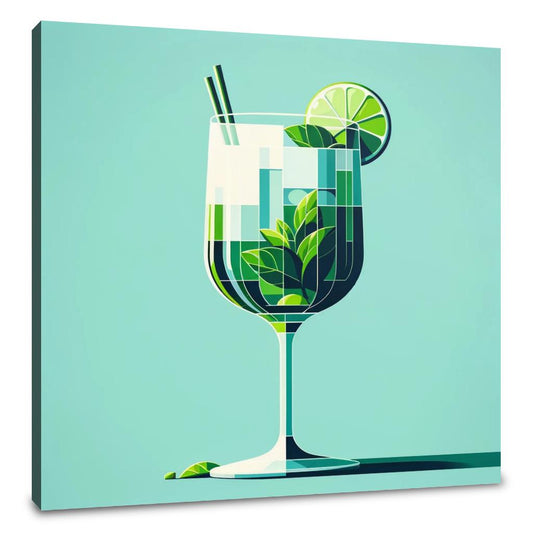 Mojito Modern Minimal Canvas - Main Image