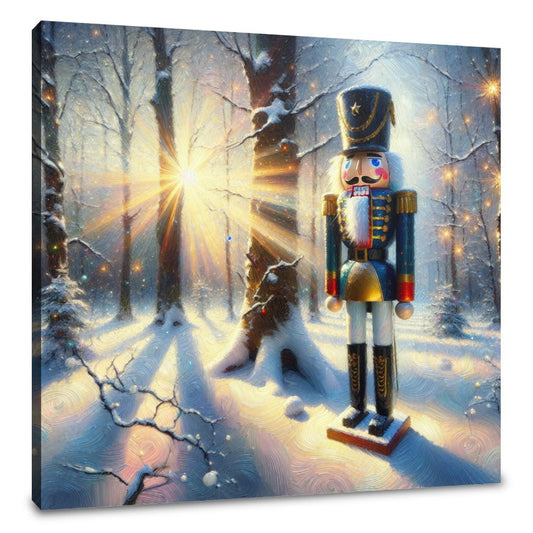 Nutcracker's Snowy Waltz Canvas - Main Image