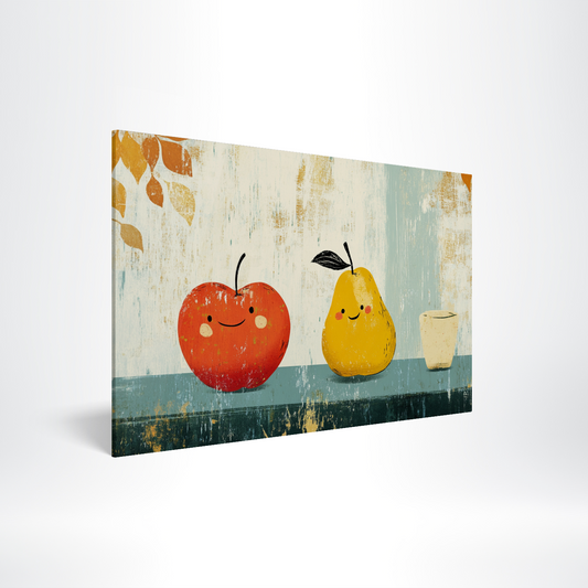 Chatting Fruits Acrylic Print Hero Image