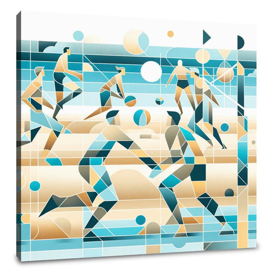 Beach Volleyball Vibes Canvas - Main Image