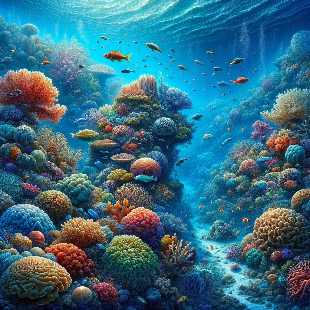 Coral Reef Symphony Canvas