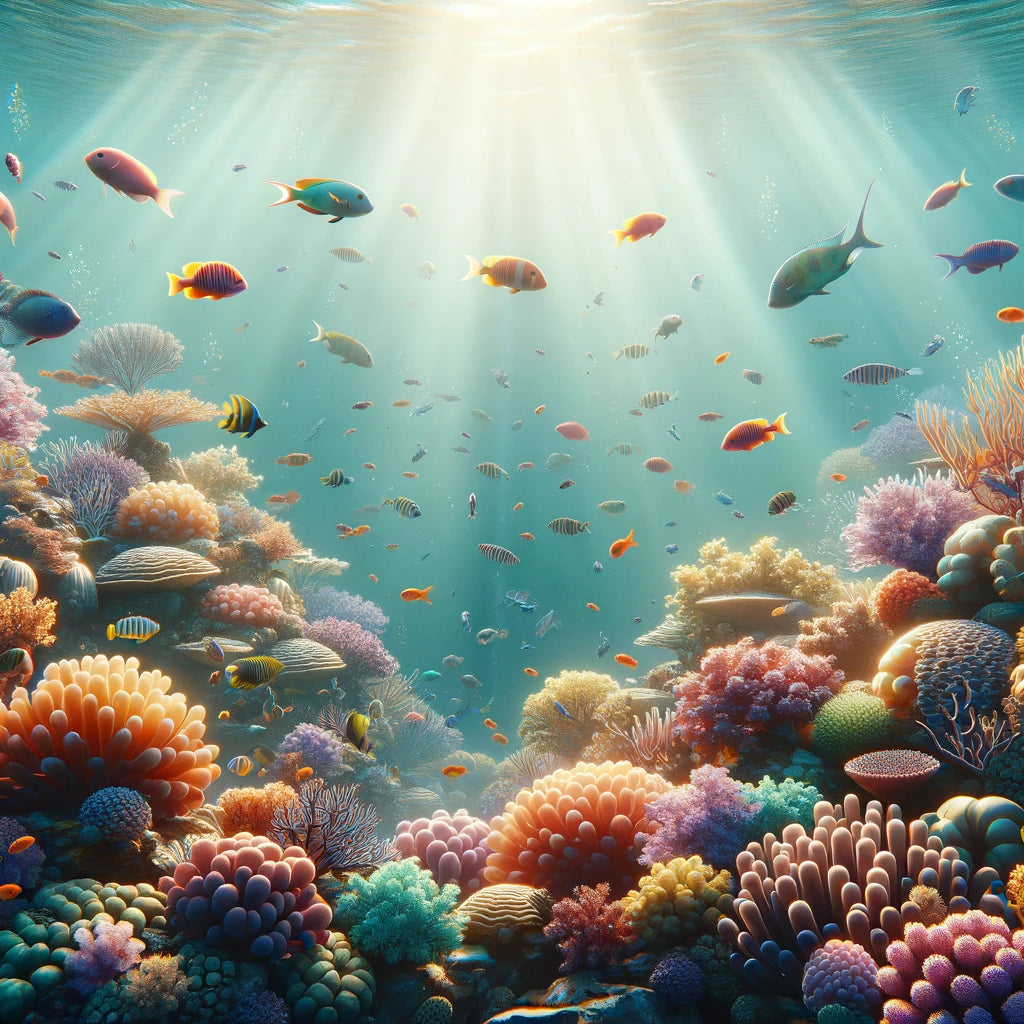 Coral Reef Elegance Canvas