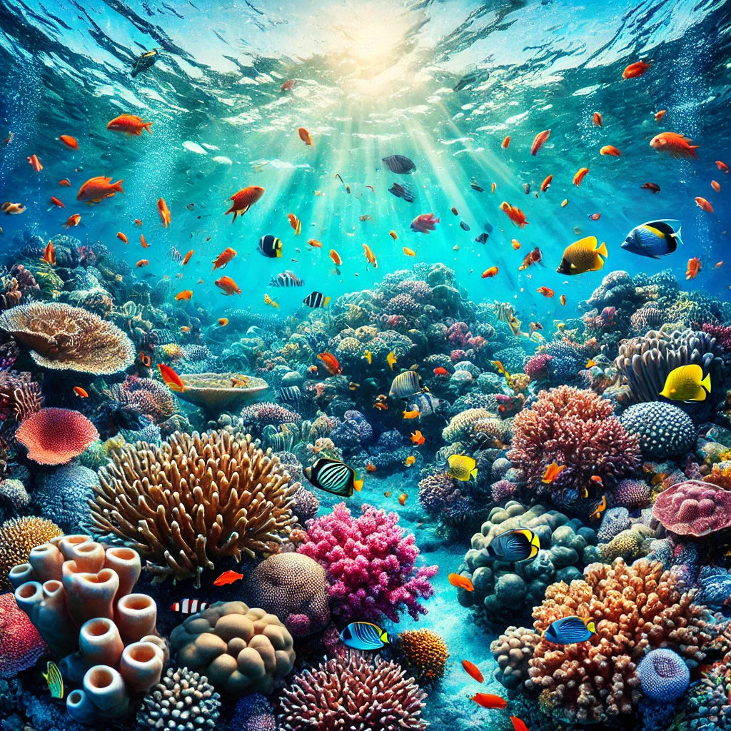 Coral Reef Paradise Canvas