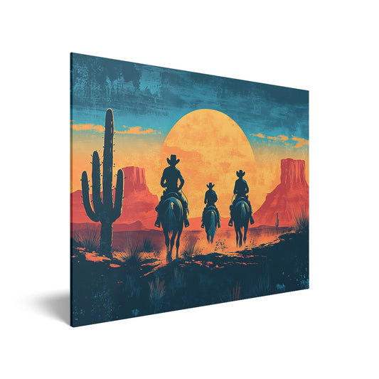 Cowboy Frontier Acrylic Print Hero Image
