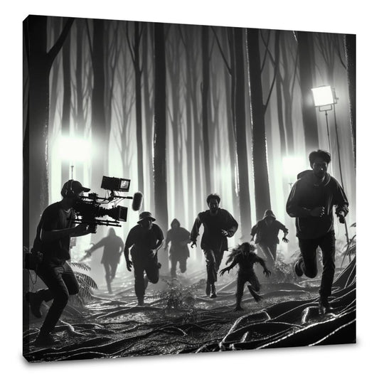 Forest Chase Horror Canvas - Main Image