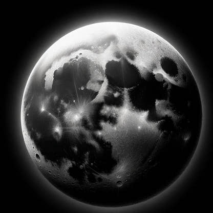 Craters of Lunar Secrets Cotton Cushion