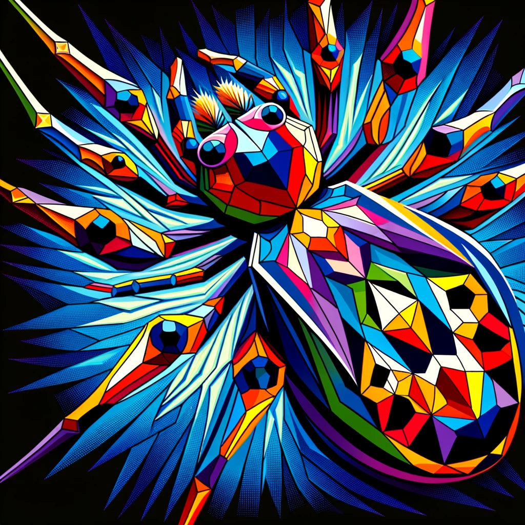 Cubist Courtship Canvas