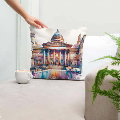 Edinburgh Walker Gallery Watercolor Essence Cotton Cushion - Secondary Image 5