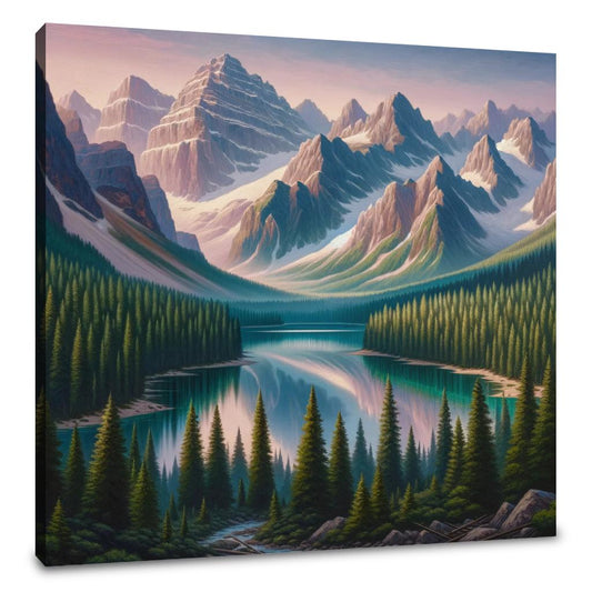 Dawn Mountain Majesty Canvas - Main Image
