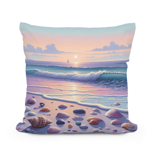 Sunset Serenity Cotton Cushion - Main Image