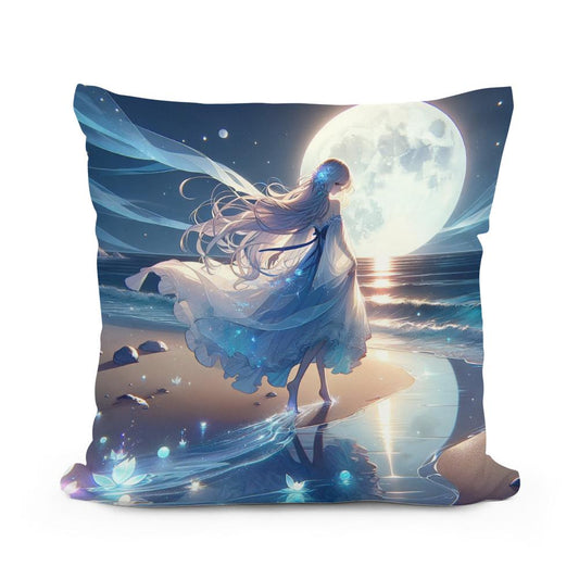 Mystic Moonlight Dance Cotton Cushion - Main Image