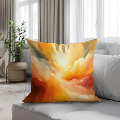 Sunlit Embrace Cotton Cushion - Secondary Image 4
