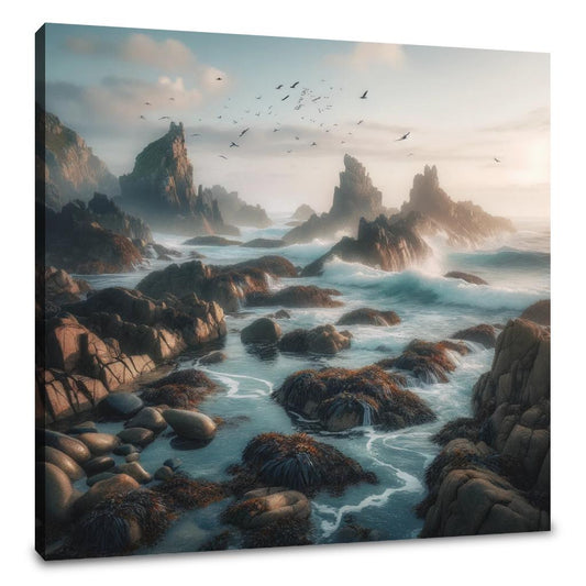 Morning Coastline Canvas - Main Image