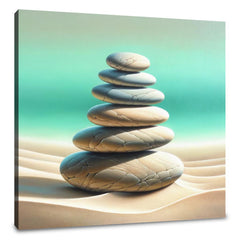 Zen Stone Array Canvas - Main Image
