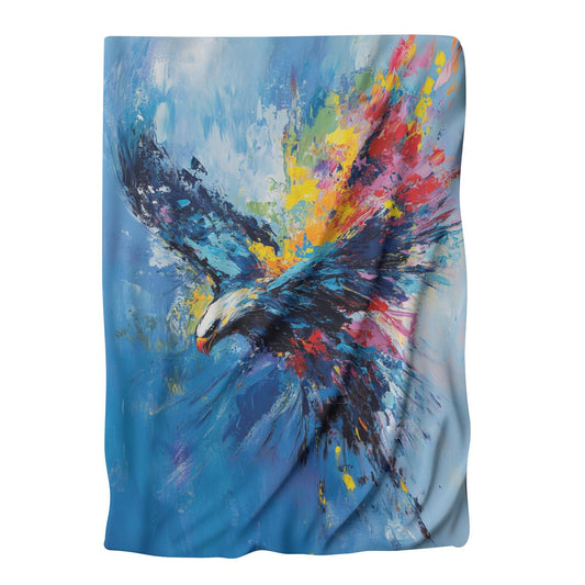 Majestic Eagle Sky Blanket - Main Image