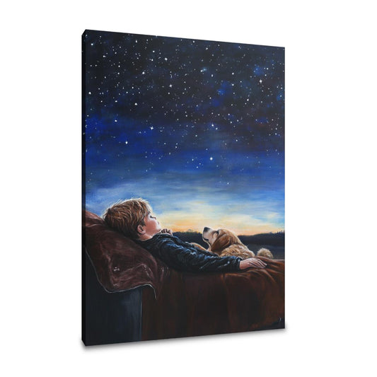 Stargazing Friends Canvas - Main Image