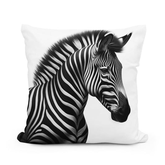 Zebra Essence Cotton Pillow - Main Image