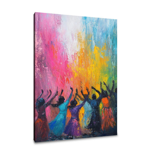 Dancing Colours Canvas - Main Image