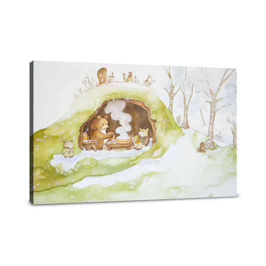 Bear's Baking Delight Canvas - Main Image