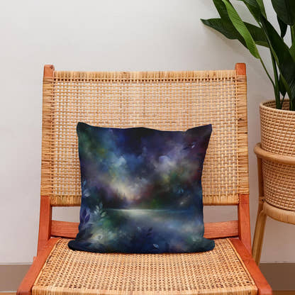 Nocturnal Whispers Cotton Cushion - Secondary Image 2