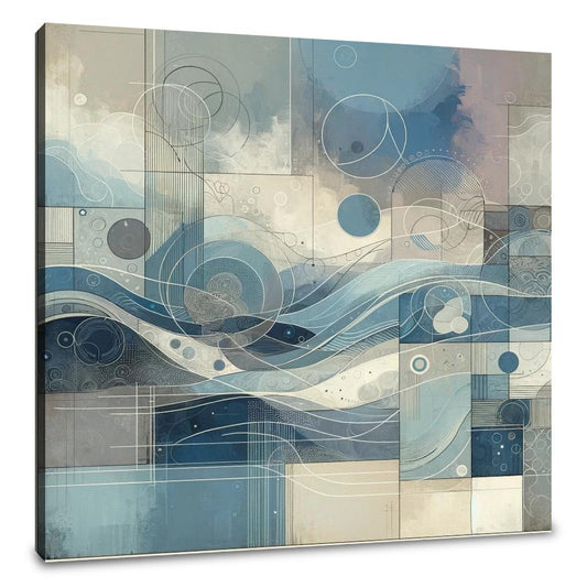 Quietude's Abstract Harmony Canvas - Main Image