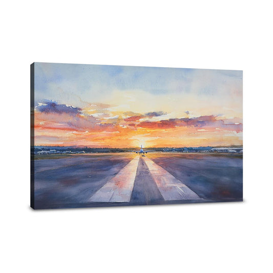 Sunset Descent Canvas - Main Image
