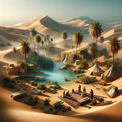 Desert Refuge Canvas