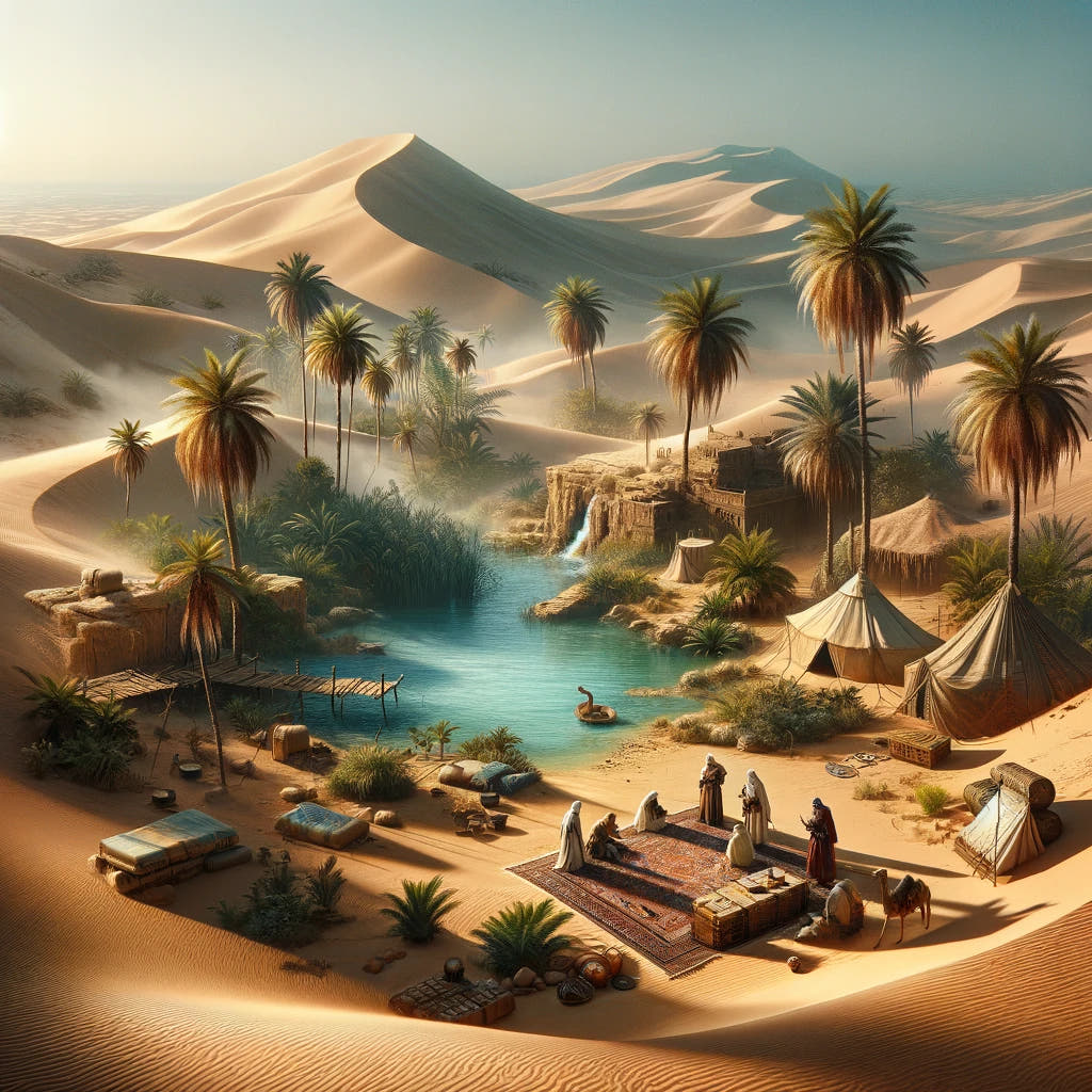 Desert Refuge Canvas