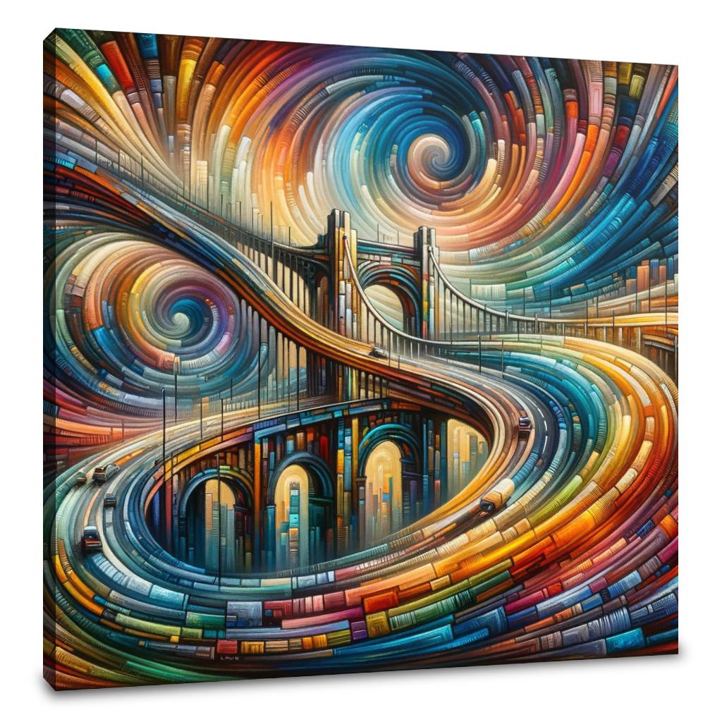 Timeless Bridge Spectrum Canvas - Main Image