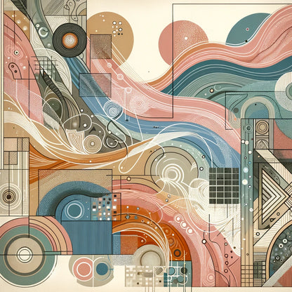 Diverse Essence Mosaic Cotton Pillow