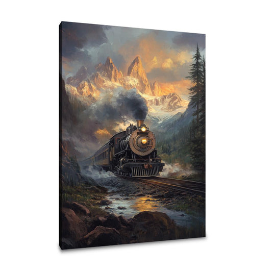 Steam Train Valley Canvas - Main Image