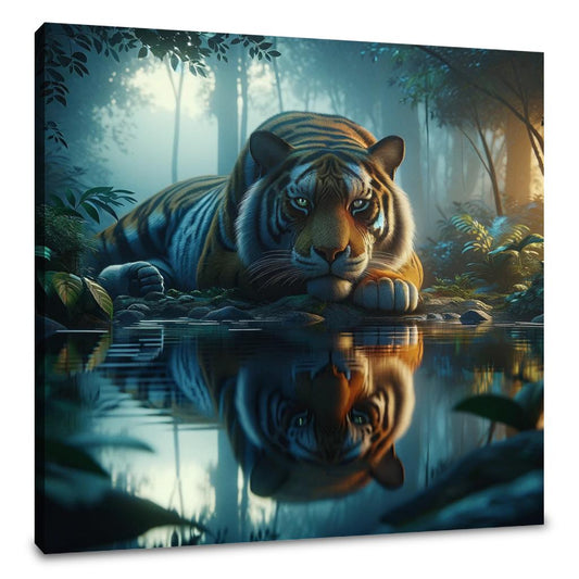 Twilight Tiger Canvas - Main Image