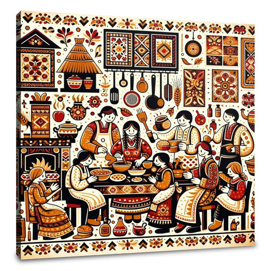 Communal Kitchen Joy Canvas - Main Image